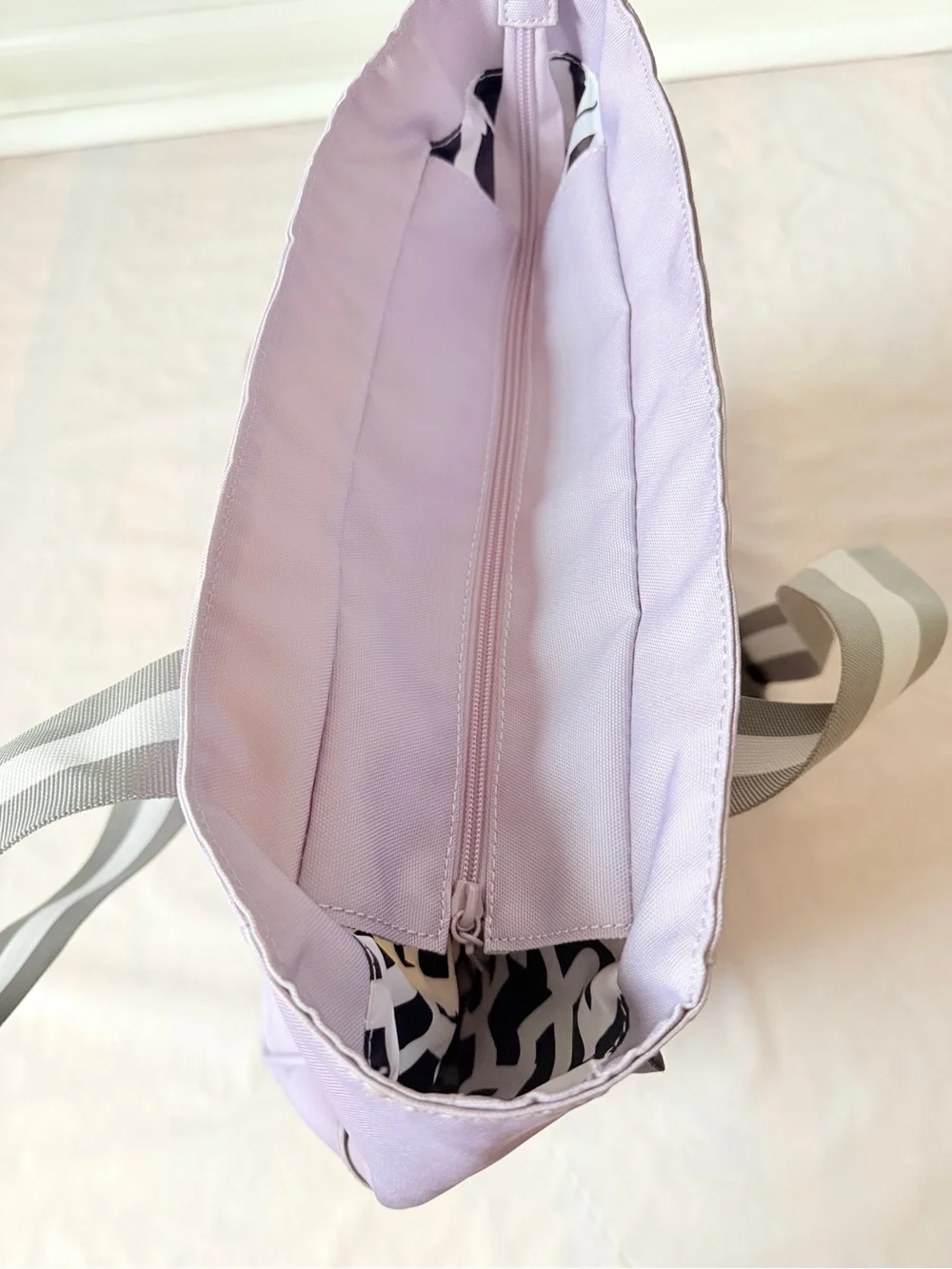 maggie mather MM tennis Tote Bag Light Purple water repellent nWOT